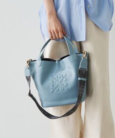 russet エンボスモノグラム2WAYミニトートバッグ(CE-1672-WEB)