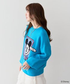 Green Parks ミッキー＆フレンズ／ジャガードニットプルオーバー