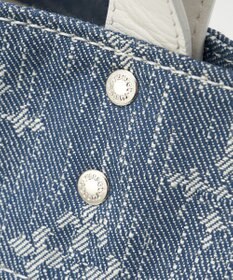 russet デニムジャガード2WAYビッグトートバッグ(CE-1687)