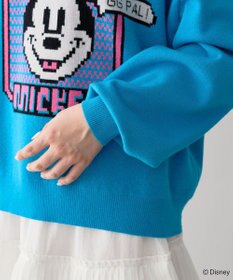 Green Parks ミッキー＆フレンズ／ジャガードニットプルオーバー