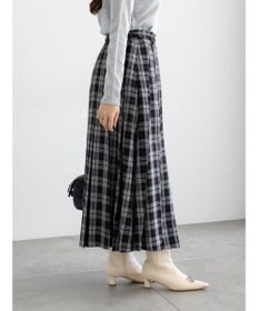 Te chichi チェックアソートロングプリーツスカート