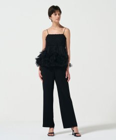 GRACE CONTINENTAL チュールフリルキャミソール