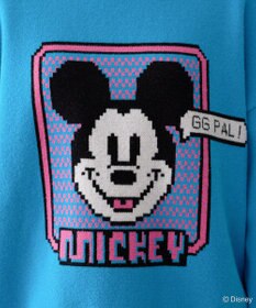 Green Parks ミッキー＆フレンズ／ジャガードニットプルオーバー