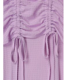 earth music&ecology ＳＥＴ２点パフスリーブブラウス＋キャミワンピース