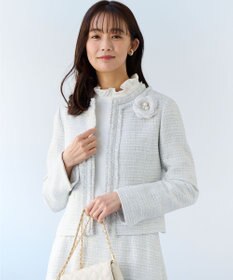 組曲 ツイードパールコサージュ