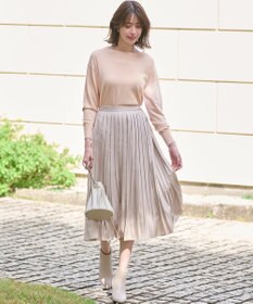 洗える】ブライトサテンプリーツ スカート / any SiS | ファッション