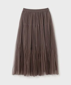 GRACE CONTINENTAL チュールマチプリーツスカート