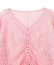 earth music&ecology フロントドロストシアープルオーバー