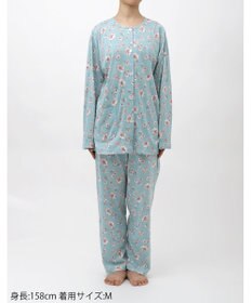 Wing ウイング スリープ パジャマ 長袖 長ズボン 綿レーヨン天竺素材 レディース EP8022 ウイング／ワコール