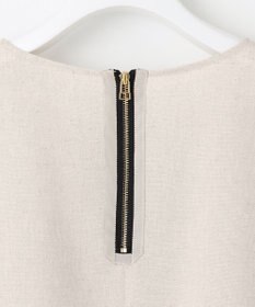 自由区 L 【カタログ掲載・洗える】ラスティックメッシュドルマンスリーブ Tブラウス