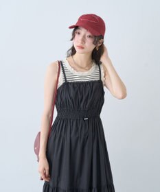 earth music&ecology ドロストシャーリングキャミワンピース