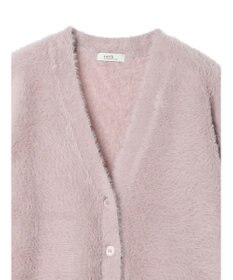 earth music&ecology ロングシャギーＶネックカーディガン