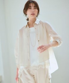 23区 【CanCam掲載】シアータンブラー シャツ ベージュ系