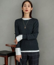 組曲 S コットンベア天竺 カフス袖ロングTシャツ