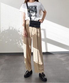 INTER-CHAUSSURES 【Christian Villa】スムースレザーミニショルダーバッグ