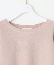 ANY SIS 【洗える】パフスリーブラメ ニット