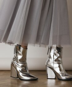 GRACE CONTINENTAL ラメチュールスカート