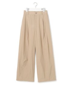 23区 【先行予約/SLOW/一部店舗限定】コットンナイロンタイプライター ワイドカーブ バギー パンツ