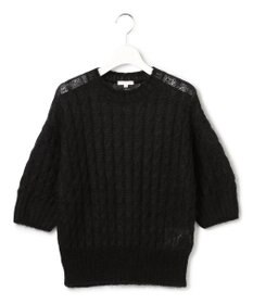 23区 S 【R(アール)】モヘヤ混 ケーブルニット