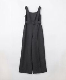 GRACE CONTINENTAL 麻調ベルトサロペット