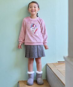 ANY KIDS 両面 フリース スパンコール トレーナー