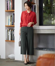 J.PRESS LADIES L 【洗える】アルガンシルク ワイドパンツ