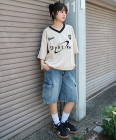 WEGO 【ユニセックス着用ITEM/MLサイズ展開】フェイクスウェードゲームT（SS）