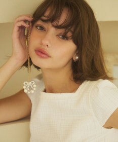 TOCCA 【2WAY】PROMISE PEARL RIBBON BROOCH NECKLACE ブローチ ネックレス