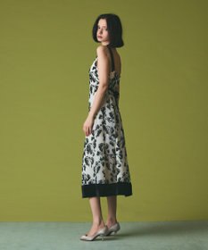 GRACE CONTINENTAL リボンオパールドレス