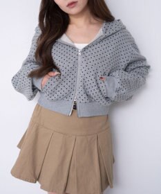 WEGO ショートZIPパーカー