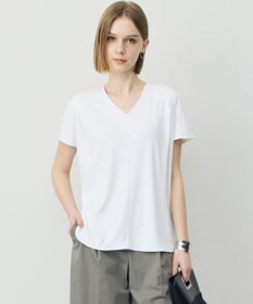 ICB L スパンプラチナム Vネックカットソー