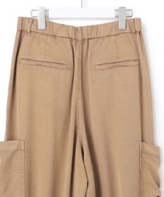 23区 L 【SLOW/一部店舗限定】ガーメントツイル ワイドタック パンツ