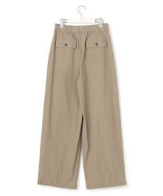 23区 【先行予約/SLOW/一部店舗限定】コットンナイロンタイプライター ワイドカーブ バギー パンツ