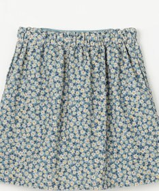 組曲 KIDS 【150-160㎝】モノトーンフラワーコーデュロイ キュロット