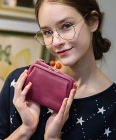 UNBILLION 【テレビ ドラマ着用アイテム】perche アクリル玉がま口2つ折り財布