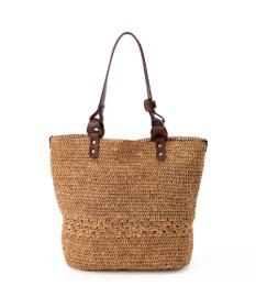 IBIZA ラフィア　セミショルダーバッグ