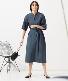 自由区 L 【カタログ掲載・接触冷感・UVケア・洗える】ファンクショナルクロス ワンピース