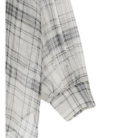 earth music&ecology シアーチェックシャツ