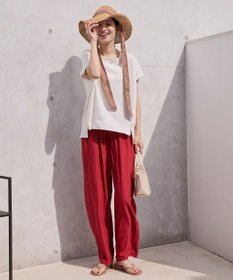 AMERICAN HOLIC 【接触冷感】ワッシャーイージーパンツ