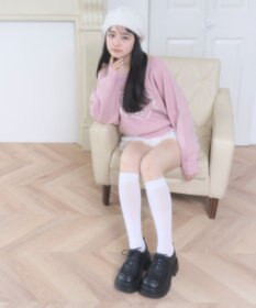 WEGO ハートワンショルニット