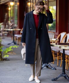 ANY SIS S ウールライクロング チェスターコート