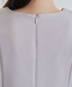 Tiaclasse L 【安田美沙子さん着用・洗える】フレアAラインリボンワンピース