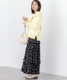 組曲 コットンカシミヤMIX クルーネックニット