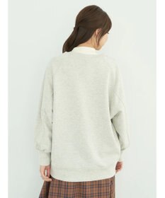 earth music&ecology 裏毛ロゴチュニック