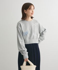 Green Parks ・ＥＬＥＮＣＡＲＥ　ＤＵＥ　ロゴ刺繍ショートスウェッ