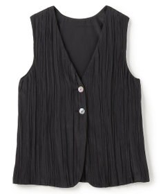 uncrave マシーンプリーツ ジレ