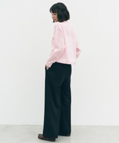 UNFILO L 【ウエストゴム/美シルエット/15サイズ展開】BEAUTY MOVE ワイドストレートパンツ