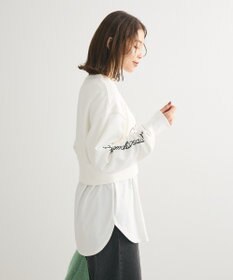 Green Parks ・ＥＬＥＮＣＡＲＥ　ＤＵＥ　ロゴ刺繍ショートスウェッ