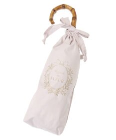 Maison de FLEUR 遮光&UV CUT フリル折りたたみ傘