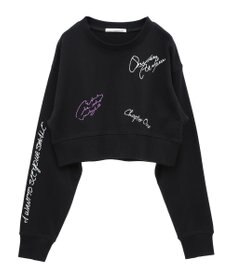 Green Parks ・ＥＬＥＮＣＡＲＥ　ＤＵＥ　ロゴ刺繍ショートスウェッ